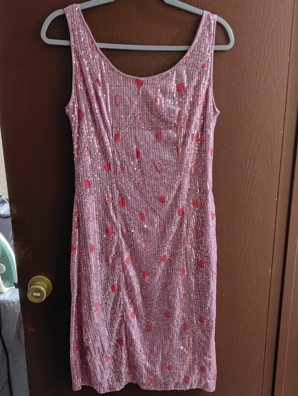 Sparkle Pink Sleeveless Sequin Dress